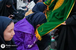 حضور خدام حرم مطهر رضوی در مرکز آموزش نابینایان امید