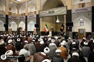 آئین اختتامیه دوره تابستانه طلاب در حرم مطهر رضوی