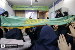 حضور خدام خواهر حرم مطهر رضوی در دبیرستان دخترانه فضه
