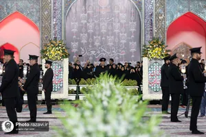 آیین خطبه&zwnj;خوانی شب شهادت امام رضا علیه&zwnj;السلام در حرم مطهر رضوی-1