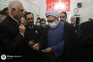 حضور تولیت آستان قدس رضوی در کشیک&zwnj;خانه کفشداران