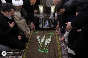 تشییع پیکر آیت الله شیخ حبیب الله احمدی