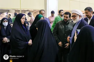 بازدید تولیت آستان قدس رضوی از اردوی جهادی نذر شفا