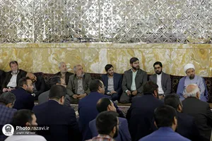 دیدار مداحان، شاعران و هیئات مذهبی با تولیت آستان قدس رضوی