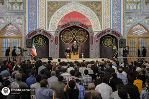 عزاداری دهه آخر صفر در رواق امام خمینی حرم مطهر رضوی