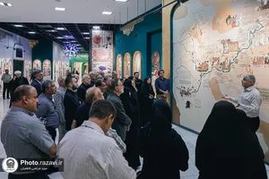 بازدید کارکنان آموزش پرورش از رواق خدمت و پروژه های عمرانی