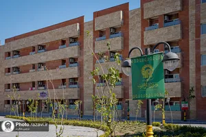 بازدید خواهران خدمه انتظامات حرم مطهر رضوی از خوابگاه &laquo;سرای نجمه خاتون سلام&zwnj;الله علیها&raquo;