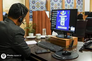 حضور معاون عمرانی سازمان عمران و نگهداری حرم مطهر در سامانه 138