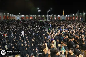 عزاداری زائران عرب زبان در شام شهادت امام رضا علیه&zwnj;السلام