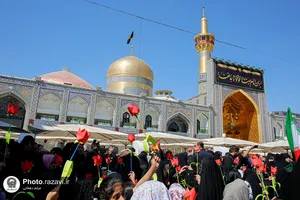 عزاداری هیئت کودکان در حرم مطهر رضوی