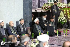 آئین خطبه&zwnj;خوانی شب شهادت امام حسین (ع) در حرم مطهر رضوی