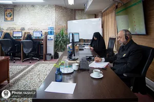 پاسخگویی تلفنی مدیر خدمه حرم مطهر رضوی به مخاطبان سامانه ۱۳۸
