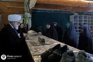 بازدید تولیت آستان قدس رضوی از موکب دخترانه نجمه