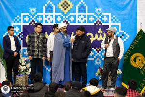 مراسم جشن تکلیف پسران در حرم مطهر رضوی