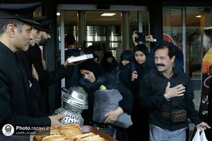 بدرقه زائران اربعین حسینی در راه&zwnj;آهن مشهد