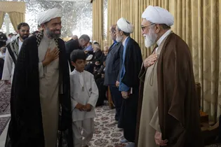مراسم جشن میلاد پیامبر اکرم در حرم مطهر رضوی