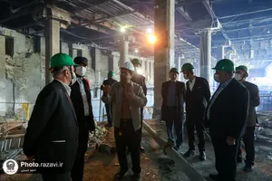 بازدید جمعی از خیرین سراسر کشور از پروژه های عمرانی حرم مطهر رضوی