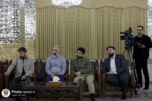 دیدار جمعی از برنامه&zwnj;سازان ماه مبارک رمضان با تولیت آستان قدس رضوی