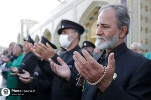 عزاداری روز شهادت امام سجاد در حرم مطهر رضوی