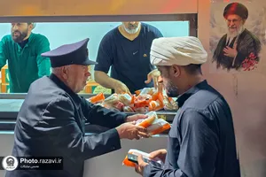 موکب آستان قدس رضوی در نجف اشرف