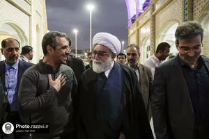 افتتاح پروژه ساماندهی نمای میدان قبله حرم مطهر رضوی-1