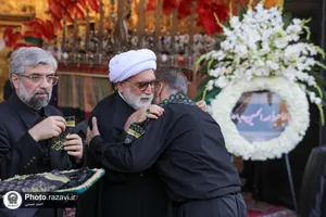مراسم اذن عزای محرم در حرم مطهر رضوی