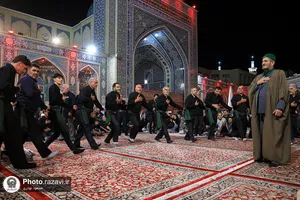 عزاداری سنتی شب ششم محرم در &laquo;حسینیه حرم&raquo;