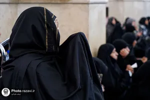 عزاداری بانوان اردو زبان در حرم مطهر رضوی
