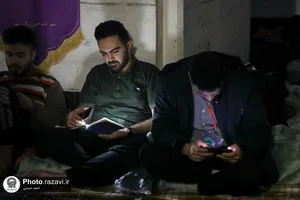 اعتکاف نوجوانان در حرم مطهر رضوی