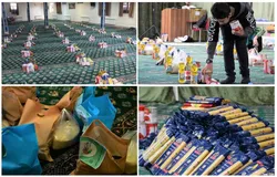 همدلی دانش‌آموزان دبیرستان امام رضا (ع) با همشهریان مشهدی