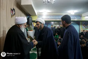 حضور تولیت آستان قدس رضوی در مدرسه علمیه امام خمینی (ره) مشهد
