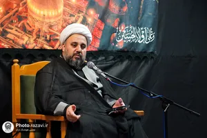 عزاداری دهه اول محرم در دبیرستان علوم و معارف امام رضا علیه&lrm;&zwnj;السلام