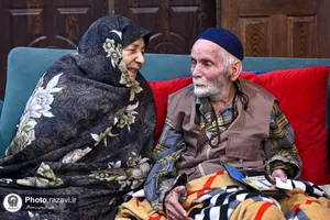 دیدار خادمان بسیجی آستان قدس رضوی با خانواده شهیدان رمارم