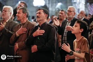 عزاداری شهادت حضرت زهرا سلام&zwnj;الله علیها در رواق امام خمینی (ره)
