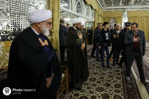 جشن عید مبعث در حرم مطهر رضوی