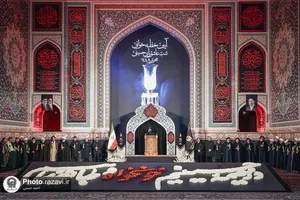 آئین خطبه&zwnj;خوانی شب عاشورا در حرم مطهر رضوی