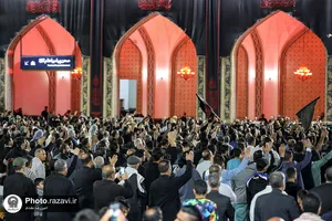 عزاداری زائران عرب زبان در شام شهادت امام رضا علیه&zwnj;السلام