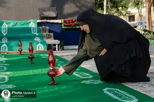 سفره حضرت رقیه سلام الله علیها در مشهد-1