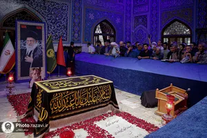 تشرف نخبگان و المپیادی کشور به حرم مطهر رضوی
