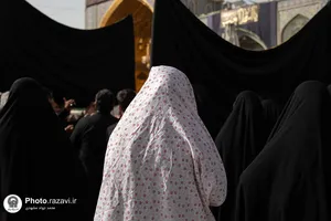 عزاداری روز شهادت امام رضا علیه&zwnj;السلام در حرم مطهر رضوی-1