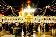 ضیافت نور در حرم رضوی به شوق میلاد رسول مهربانی (ص)