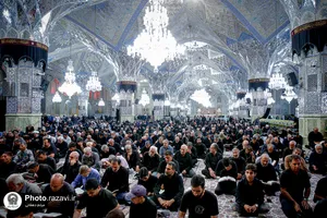 عزاداری روز اربعین حسینی در حرم مطهر رضوی