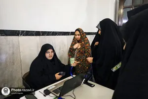 اعتکاف دخترانه دانش آموزان دبیرستان&zwnj;های امام رضا علیه&zwnj;السلام-1