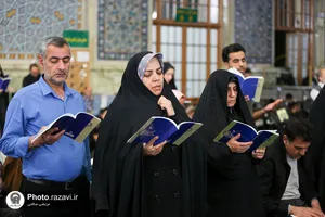 مراسم احیا شب نوزدهم ماه مبارک رمضان در حرم مطهر رضوی - 2