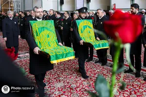 آئین اذن اعزام کاروان های زیر سایه خورشید در حرم مطهر رضوی