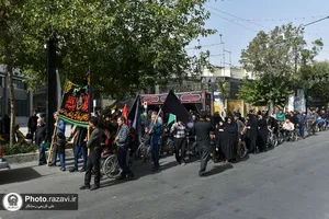 تشرف معلولان آسایشگاه فیاض بخش به حرم مطهر رضوی