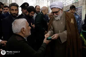 آئین غبارروبی ضریح مطهر امام رضا(ع) برگزار شد