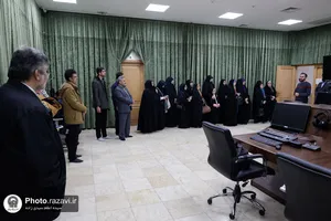 حضور خادمیاران رسانه&zwnj;ای در رواق خدمت
