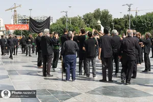 عزاداری عاشورای حسینی در حرم مطهر رضوی