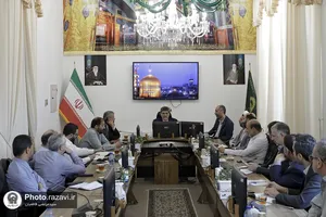 جلسه بررسی عملکرد سال 1402 حرم مطهر رضوی